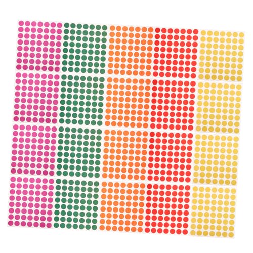 SHINEOFI 100 Blatt Farbpunkt-Aufkleber Klebrige Etiketten runde Farbcodierungsetiketten farbige Aufkleberpunkte Aufkleber mit farbigen Punkten runde aufkleberetiketten GRASINPAPIER SHINEOFI 100 Blatt Farbpunkt-Aufkleber Klebrige Etiketten runde Farbcodierungsetiketten farbige Aufkleberpunkte Aufkleber mit farbigen Punkten runde aufkleberetiketten GRASINPAPIER von SHINEOFI