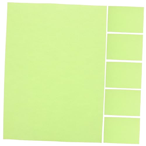 SHINEOFI 100 Blatt farbiges A4-Papier leeres Einklebebuchpapier Baupapier verschiedene Farben falten faltpapier druckerpapier bunt Origami-Druckpapier Schreibmaschinenpapier Light Green von SHINEOFI