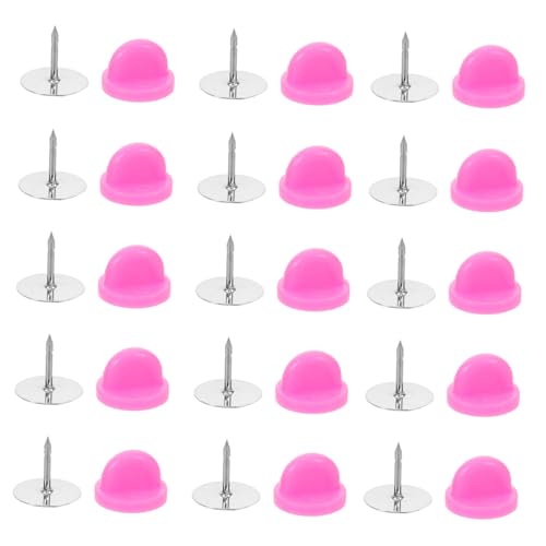SHINEOFI 100 Satz Teiliges Pin Backs mit Gummikappen und Flachen Nadeln Sichere Verschlüsse für Broschen Anstecknadeln und DIY Schmuckherstellung Vielseitig und Einfach zu Befestigen SHINEOFI 100 Satz Teiliges Pin Backs mit Gummikappen und Flachen Nadeln Sichere Verschlüsse für Broschen Anstecknadeln und DIY Schmuckherstellung Vielseitig und Einfach zu Befestigen von SHINEOFI