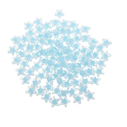 SHINEOFI 100 Stk. Perlenmaterial Sternanhänger Für Die Schmuckherstellung Süße Perlen Für Die Schmuckherstellung Sternförmige Perlen Sternabstandshalter Sternperlen Basteln Acryl Himmelblau SHINEOFI 100 Stk. Perlenmaterial Sternanhänger Für Die Schmuckherstellung Süße Perlen Für Die Schmuckherstellung Sternförmige Perlen Sternabstandshalter Sternperlen Basteln Acryl Himmelblau von SHINEOFI