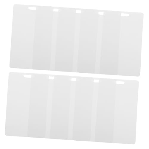 SHINEOFI 100 Stück Blanko PVC Visitenkarten Weiße Handbeschriftbare Karten Vielseitige Etiketten für Identifikation Beschriftung und Geschenkanhänger SHINEOFI 100 Stück Blanko PVC Visitenkarten Weiße Handbeschriftbare Karten Vielseitige Etiketten für Identifikation Beschriftung und Geschenkanhänger von SHINEOFI