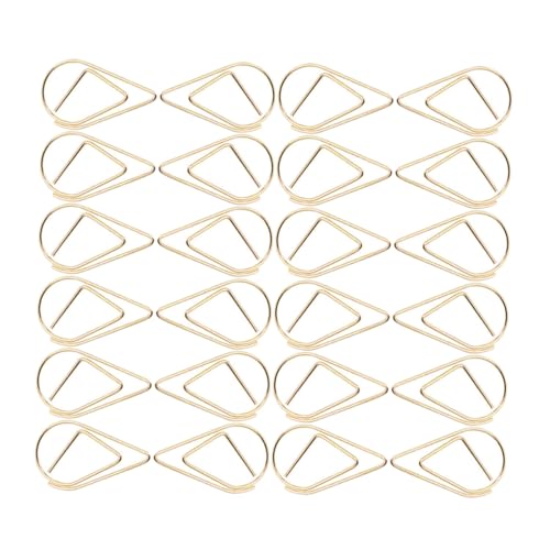 SHINEOFI 100 Stück Büroklammer Mini -Papierclips klein winzig geformt büroartikel büromaterial aktenordner Entzückende Papierklammern Befestigungsclips für Dokumente Stahldraht Golden SHINEOFI 100 Stück Büroklammer Mini -Papierclips klein winzig geformt büroartikel büromaterial aktenordner Entzückende Papierklammern Befestigungsclips für Dokumente Stahldraht Golden von SHINEOFI