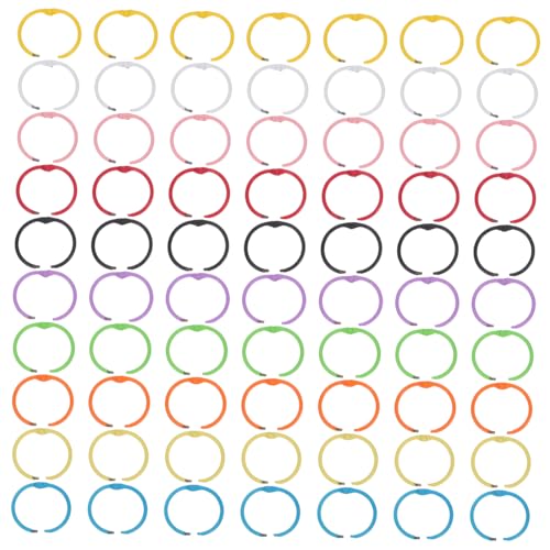 SHINEOFI 100 Stück Bunte Metallbuchringe Außen Kratzfeste Offene Binder Ringe mit Stabilem Verschluss für Kalender Notizbücher Karteikarten Vielseitig für Büro und Schule SHINEOFI 100 Stück Bunte Metallbuchringe Außen Kratzfeste Offene Binder Ringe mit Stabilem Verschluss für Kalender Notizbücher Karteikarten Vielseitig für Büro und Schule von SHINEOFI