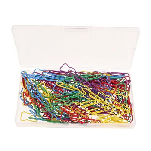 SHINEOFI 100 Stück Bunte Zahnförmige Büroklammern Kreative Papierklammern Kompakte Tragbare Deko-clips für Dokumente Notizen Scrapbooks und Bürobedarf Vielseitige Niedliche Jumbo Paper von SHINEOFI