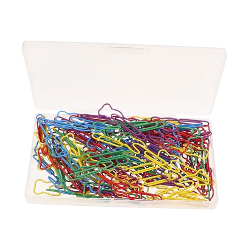 SHINEOFI 100 Stück Bunte Zahnförmige Büroklammern Mini Papierklammern Aus Metall Für Büro Organisation Basteln Lesezeichen Notizen Scrapbooking von SHINEOFI