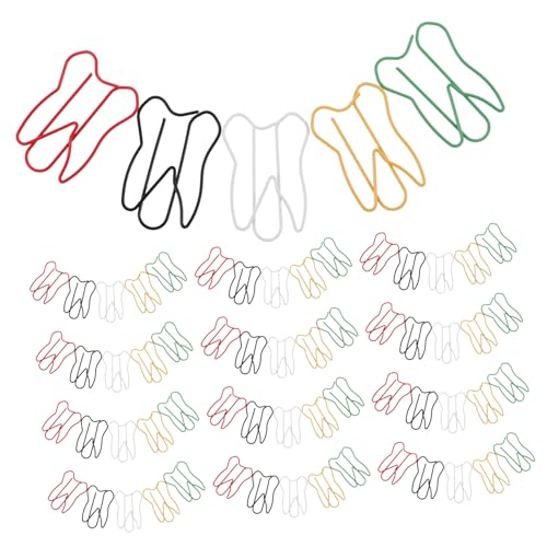 SHINEOFI 100 Stück Bunte Zahnförmige Büroklammern aus Robustem Kreative Paperclips für Dokumentensortierung Praktische Organizer für Büro Schule und Zuhause Farbenfrohe Notizhalter SHINEOFI 100 Stück Bunte Zahnförmige Büroklammern aus Robustem Kreative Paperclips für Dokumentensortierung Praktische Organizer für Büro Schule und Zuhause Farbenfrohe Notizhalter von SHINEOFI