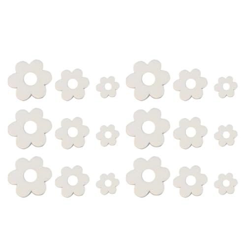 SHINEOFI 100 Stück DIY Holzblumen Bunte Malbare Holzblumen Handgemaltes Dekor Bastelspielzeug für Fantasie und Einfallsreichtum SHINEOFI 100 Stück DIY Holzblumen Bunte Malbare Holzblumen Handgemaltes Dekor Bastelspielzeug für Fantasie und Einfallsreichtum von SHINEOFI