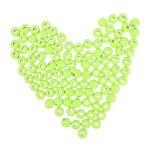SHINEOFI 100 Stück DIY Tennisperlen Acryllose Perlen für Schmuckherstellung Armbänder Kreative Bastelideen Hand Augen Koordination Vielseitige Schmuckaccessoires von SHINEOFI