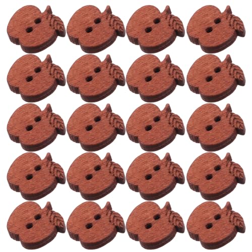 SHINEOFI 100 Stück Diy Bastelknöpfe Natürlichem Holz für Näharbeiten Dekorative Verschlüsse für Handgemachte Kleidung Taschen und Hüte SHINEOFI 100 Stück Diy Bastelknöpfe Natürlichem Holz für Näharbeiten Dekorative Verschlüsse für Handgemachte Kleidung Taschen und Hüte von SHINEOFI