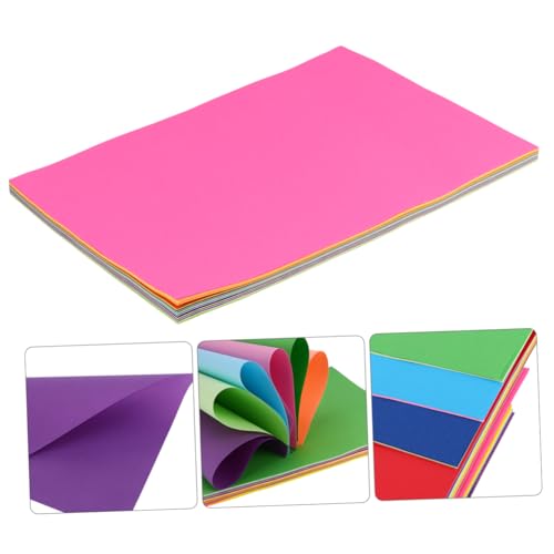 SHINEOFI 100 Stück Doppelseitiges Farbiges Papier Kleines Origami-papier Falten Neonfarbenes Papier Klapppapier Handwerksbedarf Süße Schulsachen Herstellung Streifen 100% Reiner Zellstoff SHINEOFI 100 Stück Doppelseitiges Farbiges Papier Kleines Origami-papier Falten Neonfarbenes Papier Klapppapier Handwerksbedarf Süße Schulsachen Herstellung Streifen 100% Reiner Zellstoff von SHINEOFI
