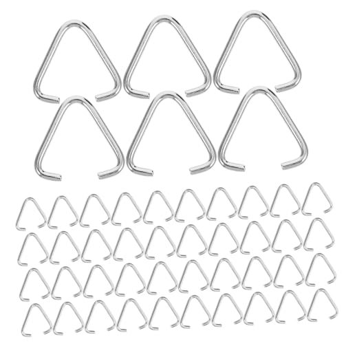 SHINEOFI 100 Stück Dreieckige Ringe Vielseitige Verbindungselemente für Schmuck Schlüsselanhänger und Diy Projekte Stilvolle und Einfache Anwendung für Kreative Bastelarbeiten SHINEOFI 100 Stück Dreieckige Ringe Vielseitige Verbindungselemente für Schmuck Schlüsselanhänger und Diy Projekte Stilvolle und Einfache Anwendung für Kreative Bastelarbeiten von SHINEOFI