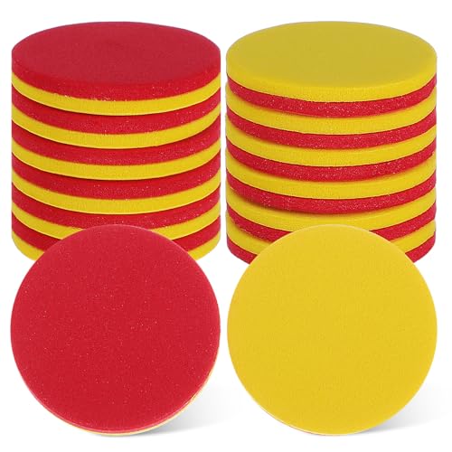 SHINEOFI 100 Stück Farbenfrohe Eva Rechenchips Mathematische Zählspielzeuge für Zählen Lernen für DIY Projekte Große Zählblöcke von SHINEOFI