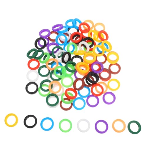 SHINEOFI 100 Stück Farbige Silikon Schlüsselkappen Elastische Schlüsselhüllen Schmutzabweisend Flexibel für Einfache Schlüsselidentifikation für Zuhause Büro und Unterwegs SHINEOFI 100 Stück Farbige Silikon Schlüsselkappen Elastische Schlüsselhüllen Schmutzabweisend Flexibel für Einfache Schlüsselidentifikation für Zuhause Büro und Unterwegs von SHINEOFI
