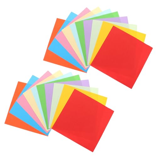 SHINEOFI 100 Stück Farbiges Origami Papier Quadratisch Einfach zu Falten Robustes Bastelpapier für DIY Handarbeiten Vielseitig für Kraniche Sterne und Scrapbooking SHINEOFI 100 Stück Farbiges Origami Papier Quadratisch Einfach zu Falten Robustes Bastelpapier für DIY Handarbeiten Vielseitig für Kraniche Sterne und Scrapbooking von SHINEOFI