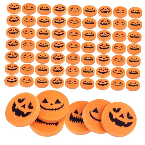 SHINEOFI 100 Stück Halloween Radiergummis Mini Kürbisform Tpr Material Effektives Radieren Papierfreundlich Für Schule Party Goodie Bags und Dekoration SHINEOFI 100 Stück Halloween Radiergummis Mini Kürbisform Tpr Material Effektives Radieren Papierfreundlich Für Schule Party Goodie Bags und Dekoration von SHINEOFI