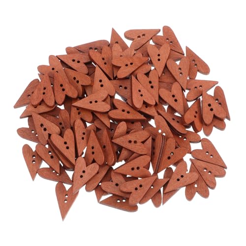 SHINEOFI 100 Stück Herzförmige Holzknöpfe Vintage Doppelloch Knöpfe Für Nähen Diy Bastelprojekte Scrapbooking Zubehör SHINEOFI 100 Stück Herzförmige Holzknöpfe Vintage Doppelloch Knöpfe Für Nähen Diy Bastelprojekte Scrapbooking Zubehör von SHINEOFI