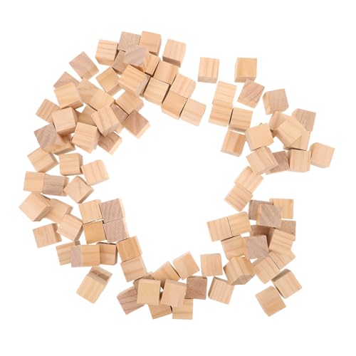 SHINEOFI 100 Stück Holz Würfel Natur Unlackiert Quadratische Bauklötze Stapelbar Für Diy Bastelprojekte Pädagogisch Kreativitätsfördernd Für Schule Zuhause Büro SHINEOFI 100 Stück Holz Würfel Natur Unlackiert Quadratische Bauklötze Stapelbar Für Diy Bastelprojekte Pädagogisch Kreativitätsfördernd Für Schule Zuhause Büro von SHINEOFI