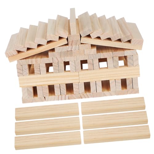 SHINEOFI 100 Stück Holzbausteine für Stabile Holzstreifen für Bauen und Basteln Pädagogisches zur Familieninteraktion Vorstellungskraft SHINEOFI 100 Stück Holzbausteine für Stabile Holzstreifen für Bauen und Basteln Pädagogisches zur Familieninteraktion Vorstellungskraft von SHINEOFI