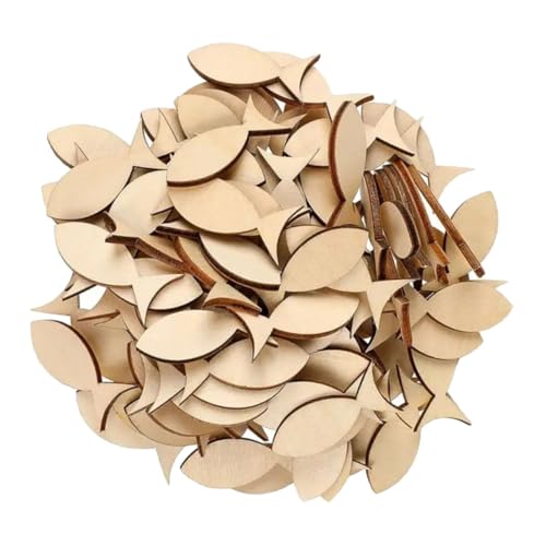SHINEOFI 100 Stück Holzfische zum Basteln Naturbelassene Meerestiere Holzformen Niedliche Fisch Ausschnitte für DIY Dekoration Unvollendete Holzanhänger für Kreative Handwerksprojekte SHINEOFI 100 Stück Holzfische zum Basteln Naturbelassene Meerestiere Holzformen Niedliche Fisch Ausschnitte für DIY Dekoration Unvollendete Holzanhänger für Kreative Handwerksprojekte von SHINEOFI