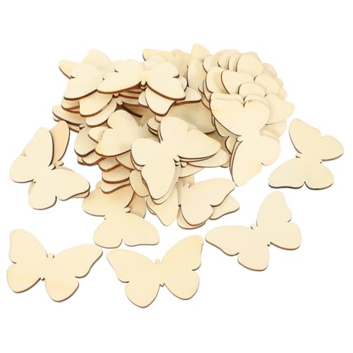 SHINEOFI 100 Stück Holzschmetterlinge zum Basteln Unlackierte Holzteile Stabile DIY Holzformen für Malprojekte Bemalbare Holzscheiben für Familienaktivitäten und Raumdekoration SHINEOFI 100 Stück Holzschmetterlinge zum Basteln Unlackierte Holzteile Stabile DIY Holzformen für Malprojekte Bemalbare Holzscheiben für Familienaktivitäten und Raumdekoration von SHINEOFI