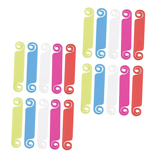 SHINEOFI 100 Stück Kabelbeschriftungs Tags Bunte Kabeletiketten für Kabelorganisation Wiederverwendbar für USB Kopfhörer Büro und Zuhause SHINEOFI 100 Stück Kabelbeschriftungs Tags Bunte Kabeletiketten für Kabelorganisation Wiederverwendbar für USB Kopfhörer Büro und Zuhause von SHINEOFI