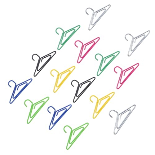 SHINEOFI 100 Stück Kreative Büroklammern Hängerform Bunte Metall klammern Starke Haftung Lustige Dokumentenhalter Für Büro Schule Scrapbooking SHINEOFI 100 Stück Kreative Büroklammern Hängerform Bunte Metall klammern Starke Haftung Lustige Dokumentenhalter Für Büro Schule Scrapbooking von SHINEOFI