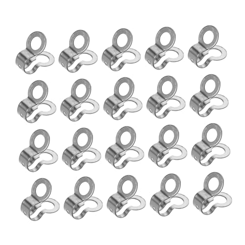 SHINEOFI 100 Stück Kugelkettenverbinder, Passend Für 3 Mm Edelstahl-kugelketten, Fächer-zugverbinder, Schmuckverschluss-befunde, Silber SHINEOFI 100 Stück Kugelkettenverbinder, Passend Für 3 Mm Edelstahl-kugelketten, Fächer-zugverbinder, Schmuckverschluss-befunde, Silber von SHINEOFI