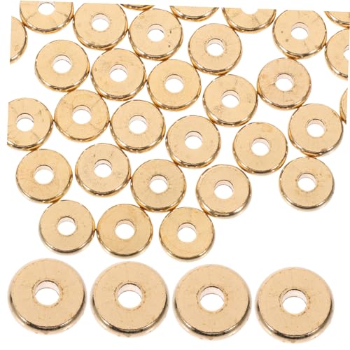 SHINEOFI 100 Stück Messingperlen Basteln machen Wohnung Spacer Schüttgut Fälschung schmuck werkzeug schmuckwerkzeuge DIY -Schmuckzubehör Zubehör zur Herstellung von Armbändern Kupfer Golden SHINEOFI 100 Stück Messingperlen Basteln machen Wohnung Spacer Schüttgut Fälschung schmuck werkzeug schmuckwerkzeuge DIY -Schmuckzubehör Zubehör zur Herstellung von Armbändern Kupfer Golden von SHINEOFI