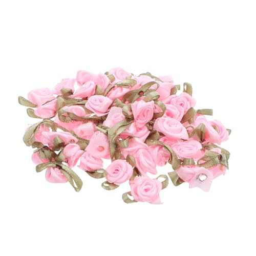 SHINEOFI 100 Stück Mini Satin Rosen mit Grünen Blättern Künstliche Stoffrosen für Geschenkverpackung Hochzeit Deko DIY Handwerk Zarte Rosa Röschen für Romantische Bastelprojekte SHINEOFI 100 Stück Mini Satin Rosen mit Grünen Blättern Künstliche Stoffrosen für Geschenkverpackung Hochzeit Deko DIY Handwerk Zarte Rosa Röschen für Romantische Bastelprojekte von SHINEOFI