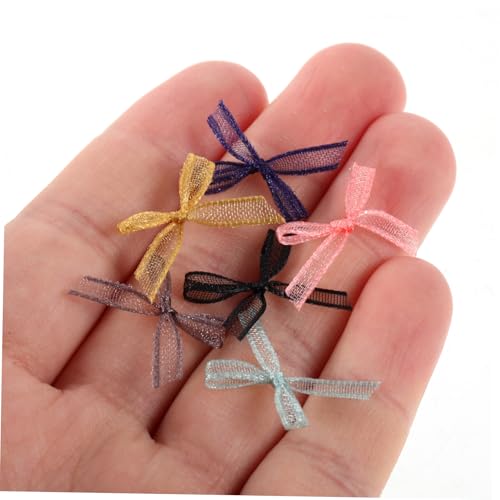 SHINEOFI 100 Stück Mini Schleifen aus Zartem Netzstoff Vielseitige Basteldekoration für Haarschmuck Taschen Puppen Schuhe und Festliche Anlässe DIY Zubehör für Kreative Handarbeiten SHINEOFI 100 Stück Mini Schleifen aus Zartem Netzstoff Vielseitige Basteldekoration für Haarschmuck Taschen Puppen Schuhe und Festliche Anlässe DIY Zubehör für Kreative Handarbeiten von SHINEOFI