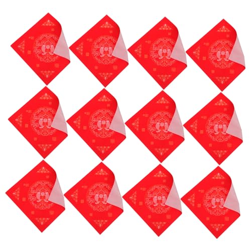 SHINEOFI 100 Stück Neujahrs Couplets Chinesische Neujahrs Flet Couplets Chinesische Neujahrswaren DIY Xuan Papier von SHINEOFI