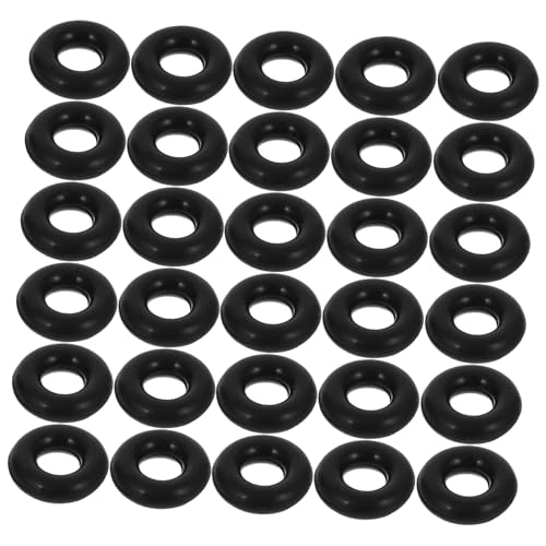 SHINEOFI 100 Stück Positionierungsring Aus Silikon Silikonhalterperlen Stopperperlen Für Armbänder Abstandshalterperlen Für Schmuckherstellung Abstandshalter Selber Machen Schwarz Kieselgel SHINEOFI 100 Stück Positionierungsring Aus Silikon Silikonhalterperlen Stopperperlen Für Armbänder Abstandshalterperlen Für Schmuckherstellung Abstandshalter Selber Machen Schwarz Kieselgel von SHINEOFI