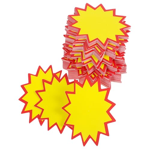 SHINEOFI 100 Stück Preisetiketten für Supermärkte Preisschilder für Geschäfte Einfach Anwendbar Vielseitig Einsetzbar Optimal für Einzelhandel und Verkaufsflächen von SHINEOFI