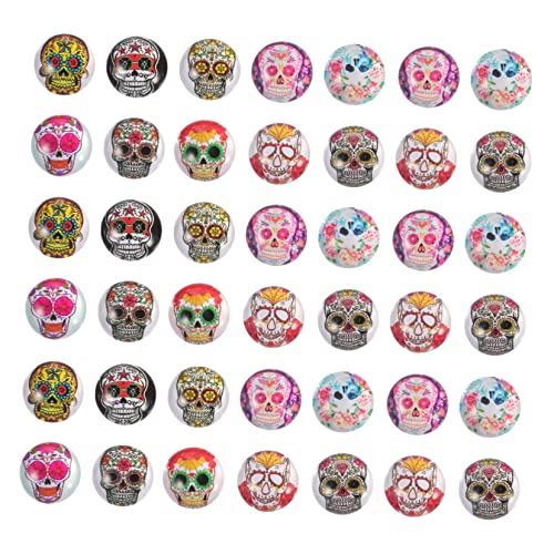 SHINEOFI 100 Stück Schädel Patches Diy Schmucksteine Cabochons für Armbänder Halsketten Bastelperlen Schmuckherstellung Zubehör SHINEOFI 100 Stück Schädel Patches Diy Schmucksteine Cabochons für Armbänder Halsketten Bastelperlen Schmuckherstellung Zubehör von SHINEOFI