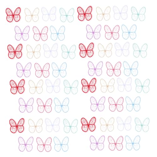 SHINEOFI 100 Stück Schmetterling Spitzenapplikationen zum Aufnähen Bestickte Spitzenflicken für Hochzeit Brautkleider Shirts Hosen Jacken und Taschen Bunte Mischung DIY Textil Dekoration SHINEOFI 100 Stück Schmetterling Spitzenapplikationen zum Aufnähen Bestickte Spitzenflicken für Hochzeit Brautkleider Shirts Hosen Jacken und Taschen Bunte Mischung DIY Textil Dekoration von SHINEOFI