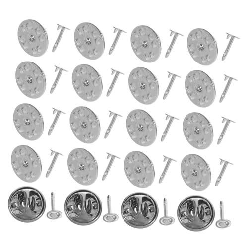 SHINEOFI 100 Stück Schmetterlingshutschnalle Kupplungs-krawattenstift-rückseiten Sichere Pin-rückseiten Diy -stifte Stecknadel Aus Metall Schmucknadeln Und Broschen Black Kupfer von SHINEOFI