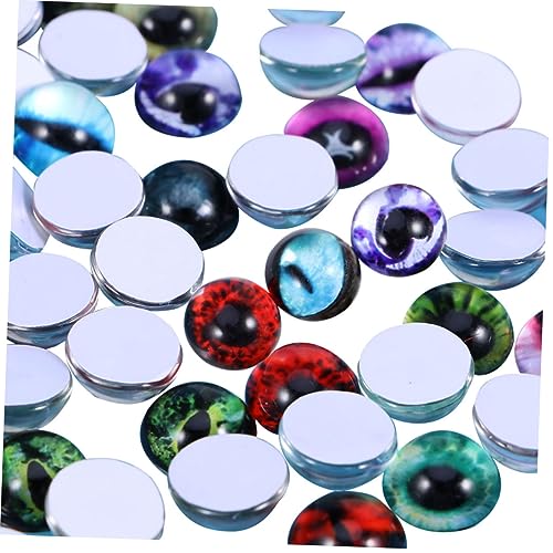 SHINEOFI 100 Stück Selbstklebende Glasperlen Tieraugen Halbperlen für Puppen Schmuck DIY Basteln Kreative Dekoration mit Realistischer Optik und Vielfältigen Einsatzmöglichkeiten SHINEOFI 100 Stück Selbstklebende Glasperlen Tieraugen Halbperlen für Puppen Schmuck DIY Basteln Kreative Dekoration mit Realistischer Optik und Vielfältigen Einsatzmöglichkeiten von SHINEOFI