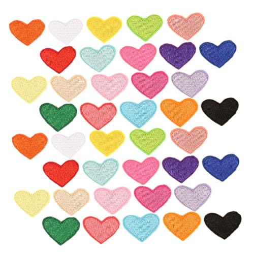 SHINEOFI 100 Stück Teiliges Bunte Herz Aufnäher zum Aufbügeln und Aufnähen Bestickte DIY Applikationen für Kleidung Jacken Rucksäcke und Schuhe Strapazierfähige und Vielseitige Stoffflicken SHINEOFI 100 Stück Teiliges Bunte Herz Aufnäher zum Aufbügeln und Aufnähen Bestickte DIY Applikationen für Kleidung Jacken Rucksäcke und Schuhe Strapazierfähige und Vielseitige Stoffflicken von SHINEOFI