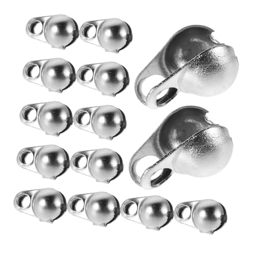 SHINEOFI 100 Stück Teiliges Edelstahl Schmuckverschlüsse Rund Langlebige Armband und Halskettenverbinder Einfach zu Befestigen Korrosionsbeständig für Kreative DIY Schmuckprojekte SHINEOFI 100 Stück Teiliges Edelstahl Schmuckverschlüsse Rund Langlebige Armband und Halskettenverbinder Einfach zu Befestigen Korrosionsbeständig für Kreative DIY Schmuckprojekte von SHINEOFI
