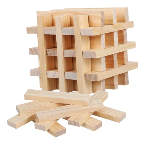 SHINEOFI 100 Stück Teiliges Holzbausteine für Kleinkinder und Familien Natürliche Holzstreifen für Bauen Basteln und Spielerisches Lernen Vielseitige Kompakte Holzklötze mit Klarer Maserung SHINEOFI 100 Stück Teiliges Holzbausteine für Kleinkinder und Familien Natürliche Holzstreifen für Bauen Basteln und Spielerisches Lernen Vielseitige Kompakte Holzklötze mit Klarer Maserung von SHINEOFI