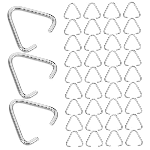 SHINEOFI 100 Stück Triangular Jumping Rings Einfach zu Verwendende Dreieckige Ringe für Schmuckherstellung Diy Bastelprojekte Schlüsselanhänger und Anhänger von SHINEOFI