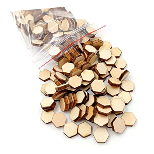SHINEOFI 100 Stück Unbehandelte Holzscheiben Bienenwaben Holzstückchen für Kinderpuzzles Diy Bastelmaterial Handbemalte Ornamente Bastelbedarf für Kreative Projekte SHINEOFI 100 Stück Unbehandelte Holzscheiben Bienenwaben Holzstückchen für Kinderpuzzles Diy Bastelmaterial Handbemalte Ornamente Bastelbedarf für Kreative Projekte von SHINEOFI