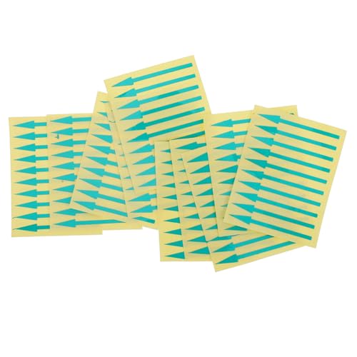 SHINEOFI 100 Stück Wasserdichte Pfeilaufkleber für Instrumententafeln Selbstklebend Abziehbar Farbige Richtungspfeile zur Genauen Anzeige und Verbesserten Ablesbarkeit für Messgeräte und SHINEOFI 100 Stück Wasserdichte Pfeilaufkleber für Instrumententafeln Selbstklebend Abziehbar Farbige Richtungspfeile zur Genauen Anzeige und Verbesserten Ablesbarkeit für Messgeräte und von SHINEOFI