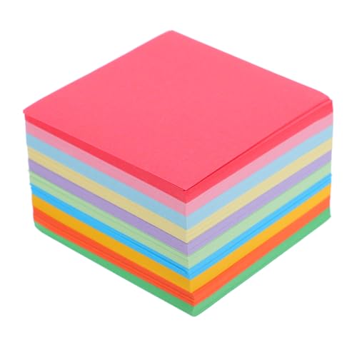 SHINEOFI 1000 Stück Origami Papier Doppelseitiges Bastelpapier für Diy Kunstprojekte Scrapbooking Vielseitig Einsetzbar für Gruppenaktivitäten von SHINEOFI