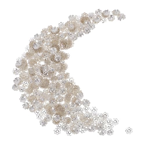 SHINEOFI 1000 Stück Perlen Blumenhut Zubehör Schmuck Hohlperlenkappen Blumenperlen Endkappen Perlenzubehör Armband Charms Zur Armbandherstellung Abstandsperlen Röhren Schiebe Charm SHINEOFI 1000 Stück Perlen Blumenhut Zubehör Schmuck Hohlperlenkappen Blumenperlen Endkappen Perlenzubehör Armband Charms Zur Armbandherstellung Abstandsperlen Röhren Schiebe Charm von SHINEOFI
