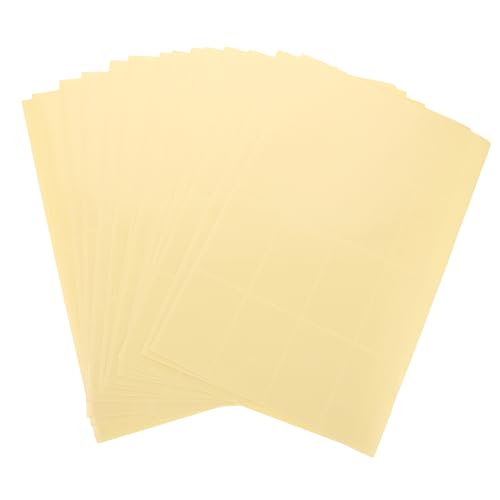 SHINEOFI 1000 Stück Transparente Versiegelung Verpackungsdichtung Löschen Transparenter Etikettenaufkleber Klebender Rechteckiger Aufkleber Siegeletikett Aufkleber Klebeband von SHINEOFI