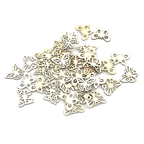 SHINEOFI 100Stücke DIY Holzschmetterlinge Unlackierte Holzscheiben Für Bastelarbeiten Handgefertigte Dekorationen Für Partys Hochzeiten Und Kunstprojekte SHINEOFI 100Stücke DIY Holzschmetterlinge Unlackierte Holzscheiben Für Bastelarbeiten Handgefertigte Dekorationen Für Partys Hochzeiten Und Kunstprojekte von SHINEOFI