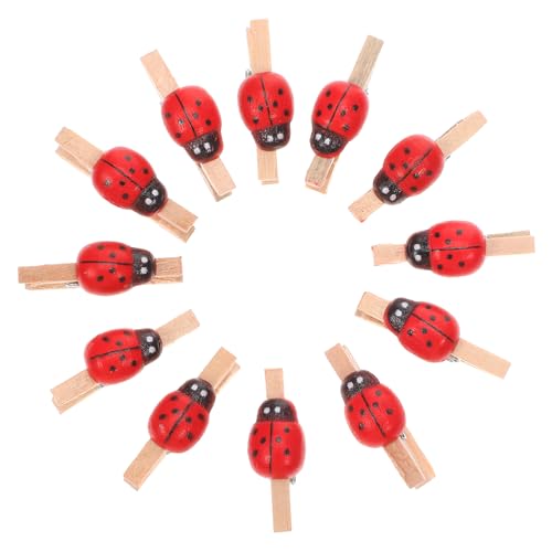 SHINEOFI 100Stücke Handgemachte Holzklammern Form von Roten Marienkäfern Fotoclips und Kartenhalter für Dekoration Basteln und für Hochzeiten Geburtstagsfeiern SHINEOFI 100Stücke Handgemachte Holzklammern Form von Roten Marienkäfern Fotoclips und Kartenhalter für Dekoration Basteln und für Hochzeiten Geburtstagsfeiern von SHINEOFI