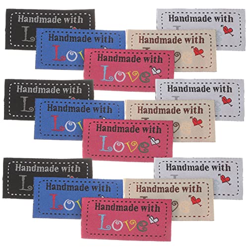 SHINEOFI 100Stücke Personalisierte Nählabels Handgemachte Etiketten mit Liebesschild für DIY Projekte für Kleidung Taschen und Mehr SHINEOFI 100Stücke Personalisierte Nählabels Handgemachte Etiketten mit Liebesschild für DIY Projekte für Kleidung Taschen und Mehr von SHINEOFI