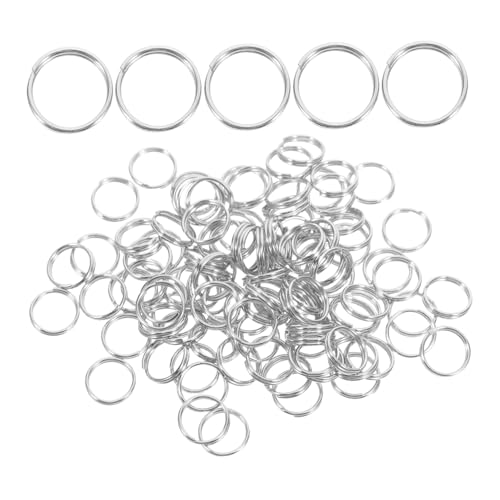 SHINEOFI 100Stücke Spaltringe Durchmesser Robuste Schlüsselanhänger für DIY Projekte und Bastelarbeiten Rostfrei und Langlebig für Schmuckherstellung und Kreative SHINEOFI 100Stücke Spaltringe Durchmesser Robuste Schlüsselanhänger für DIY Projekte und Bastelarbeiten Rostfrei und Langlebig für Schmuckherstellung und Kreative von SHINEOFI